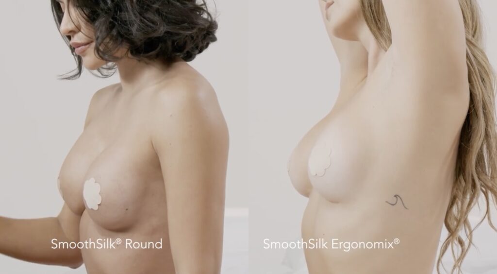 Models with Round vs Teardrop Implants